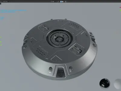  Mecha sci-fi  showcase printable model 3D print model