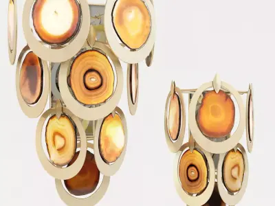 Corbett Rockstar Wall Sconce 3D model
