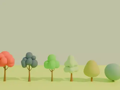 Stylized Cartoon Nature Asset Pack