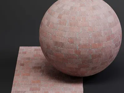Bricks vol07 Corrugated 8K Seamless PBR Materials Texture