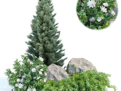 Gardens Collection vol 300 3D Model Pack