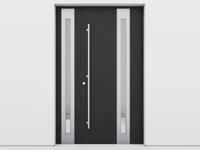 Aluminium door 151 3D model
