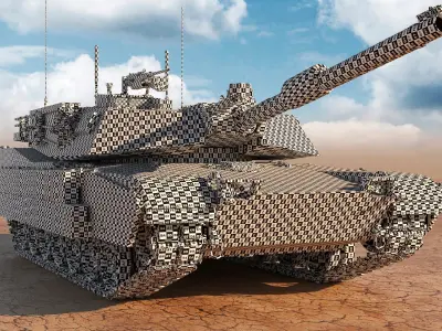  M1A1 Abrams Main Battle Tank Only UVW 