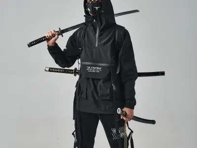 Techwear Cyberpunk Mask Puck 3D Model STL 3D print model