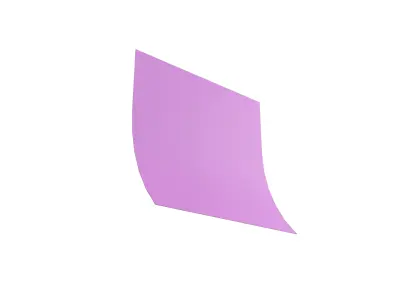 Memo Note v1 005 Low-poly 3D model