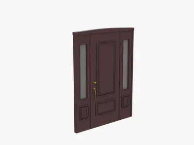 Door 01 Low-poly 3D model get