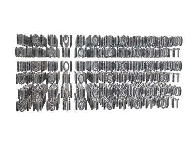 Binary 3D Style Background V1 003 3D model