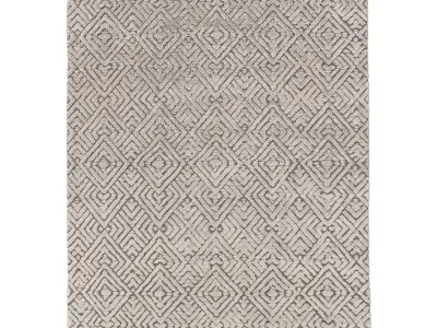 TALSARI HAND-KNOTTED SILK and WOOL RUG 3D model