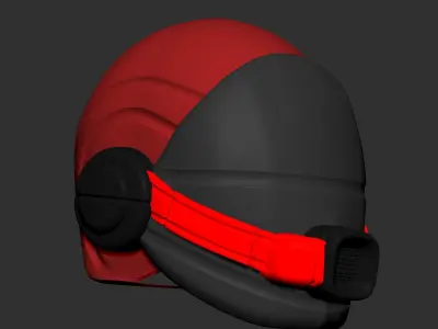  helmet scifi high poly ver 7 sculpt 3d printable  3D model purchase