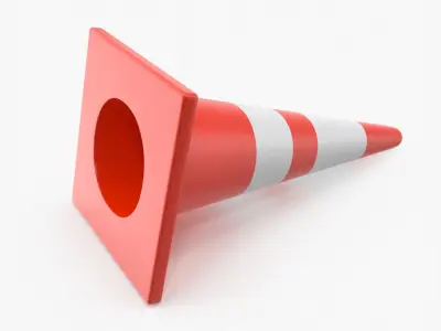 Road Cone 3D model