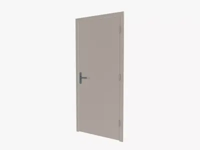 Low Poly Door 3D model