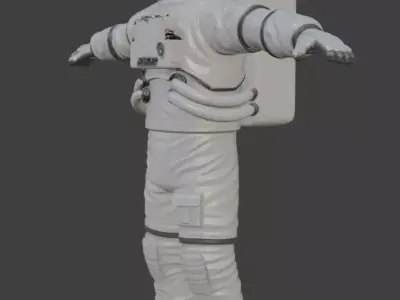 SPACESUIT Astronaut EMU SAFER 3D model 3D model