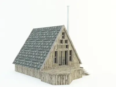  lake scene 3ds max lumion 10 scenes Low-poly 3D model