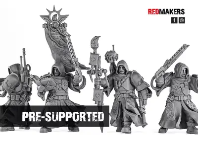 Janissaries - Command Squad of the Imperial Force 3D print model