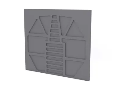 Prison ship hallway door 1-18 scale Kenner Hasbro Free 3D print model