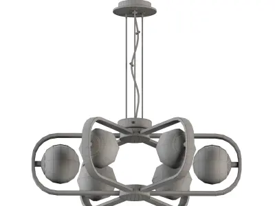 Hanging chandelier Maytoni Avola MOD431-PL-06-WG 3D model