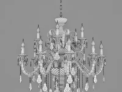 788152 Lusso Osgona Chandelier 3D model