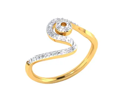  Women Ring Render 3dm STL MTL SLC JCD OBJ FBX Details 3D print model 48