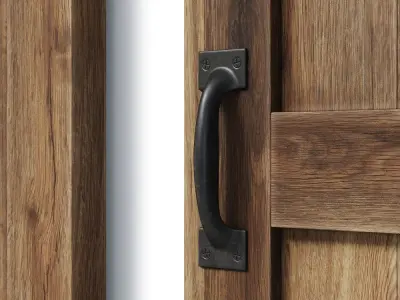 Rolling Barn Door 3D model