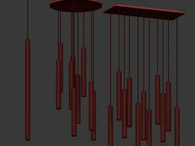 Pendant lamp Loya 3D model