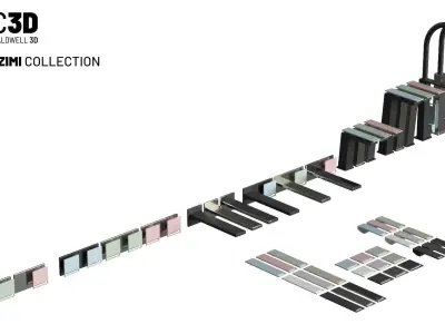 Phoenix Zimi Tapware Collection 3D model