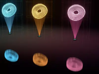 Hologram Donut 3D model