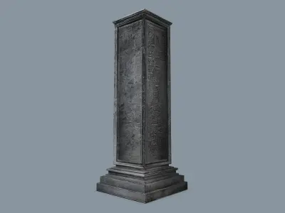 monolith Low-poly 3D model