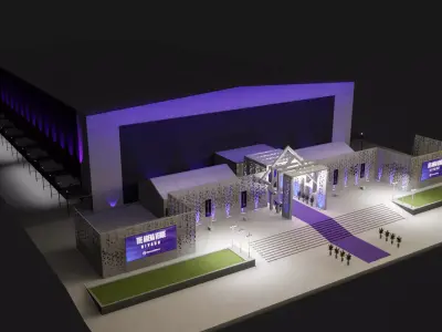 The Arena Riyadh Venue - Saudi Arabia 3D model