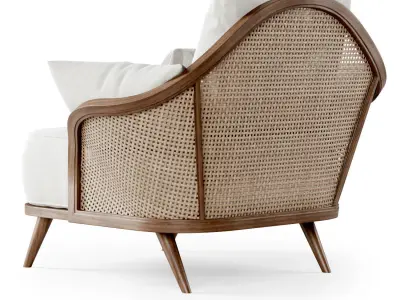 Garden lounge armchair WML 3D model