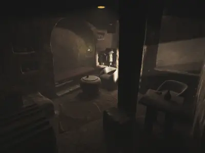 Abandoned house of Ben Kenobi PBR low-poly game ready Low-poly 3D model