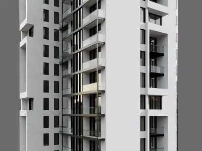 RESIDENTIAL BUILDING NO99 A 3D model
