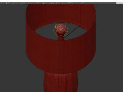 Charville Table Lamp Low-poly 3D model