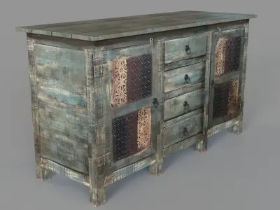 Accent Old Chest 3D model