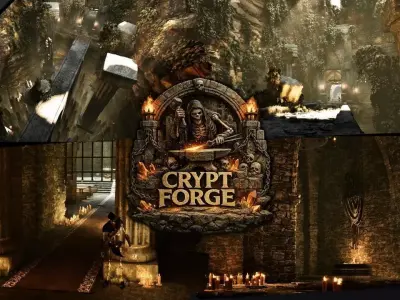 CryptForge Low-poly 3D model