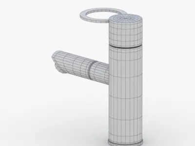 1648 - Water Tap Low-poly 3D model