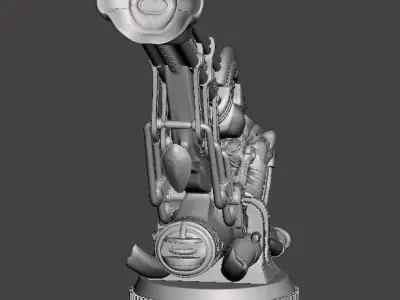 jockey alien 3d printable  3D print model