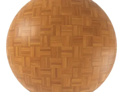 Parquet - Laminate - Wooden floor 4 in 1 3D model 32