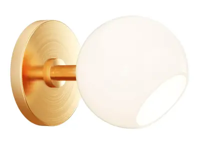 Staggered Glass 1-Light Sconce 3D model