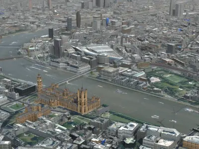 London Textured Huge 3D model