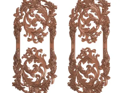 Door decor 004 3D print model