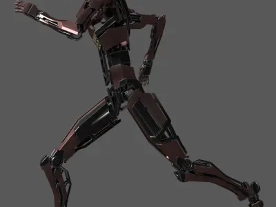 Animated Robot 3D model