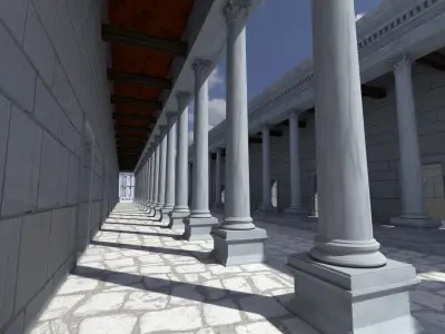 Roman Ancient City 3D model
