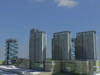 Cityscape 7 3D model