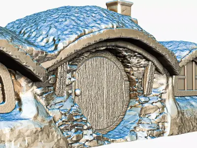 Hobbit Hill House RoZ 3D print model