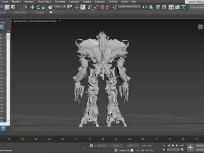 Transformer Movie 1 Megatron  High Quality 3Ds Model 3D model