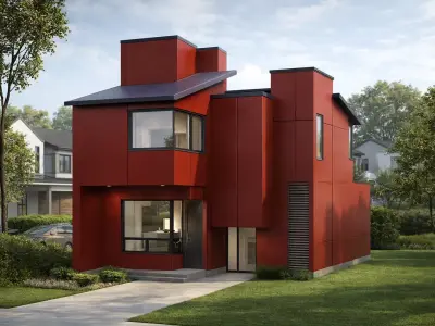 Modern Contemporary House 3D print model