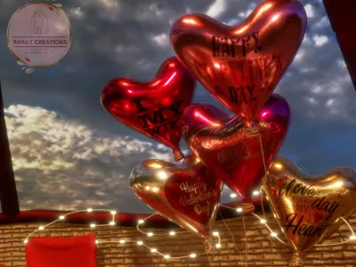 Hot Air Balloon Date 3D model
