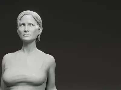 Carrie-Ann Moss - Trinity - The Matrix 3D print model