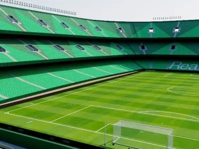 Estadio Benito Villamarin - Real Betis Sevilla Low-poly 3D model
