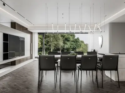 apartment interior scenes       3D model 11